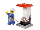 2887 LEGO Petrol Station Attendant and Pump thumbnail image