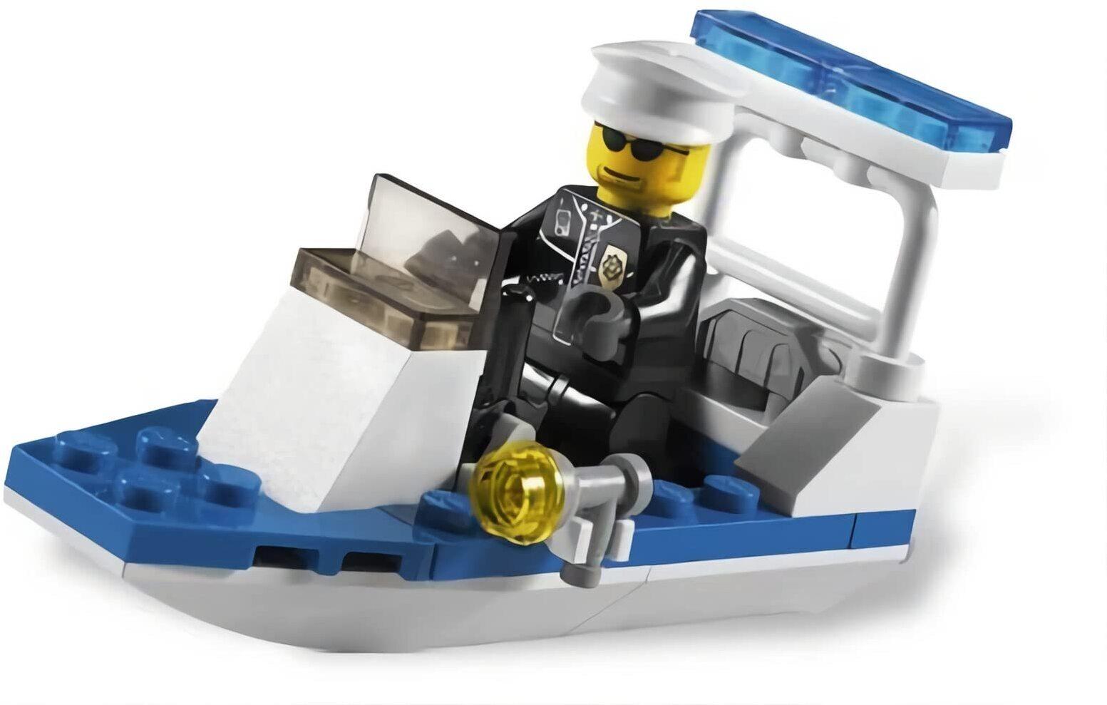 LEGO 30002 City Police Boat BrickEconomy