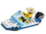 30017 LEGO City Forest Police Police Boat thumbnail image