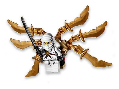LEGO 30080 Ninjago Ninja Glider Zane Gold Sword Minifig NEW & Sealed Polybag Set 