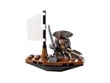 Lego Pirates of the Caribbean Captain Jack Sparrow poc011 Braun mit Hut aus 4193 