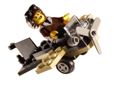 3022 LEGO Adventurers Egypt Harry Caine's Airplane