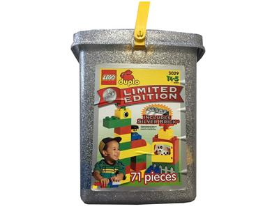 3029 LEGO Limited Edition Silver Duplo Bucket