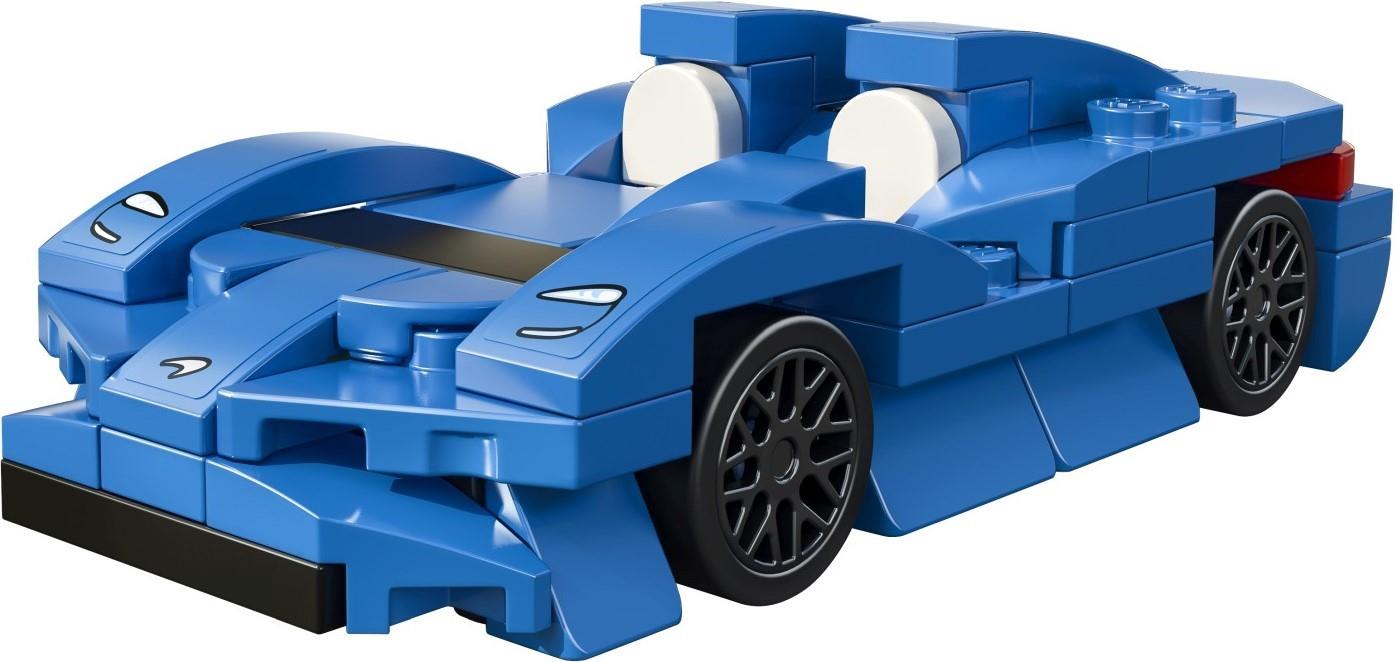 Lego 2021 Speed Champions Mclaren Elva Blue Poly Bag 30343 86 PCs 