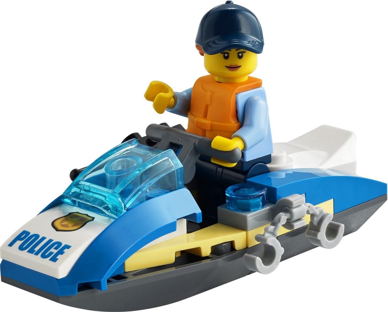 for sale online 3231 Pieces LEGO Police Water Scooter Building Kit 