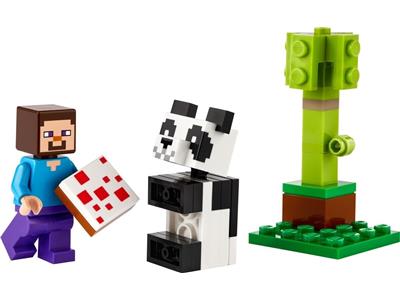 30672 LEGO Minecraft Steve and Baby Panda thumbnail image