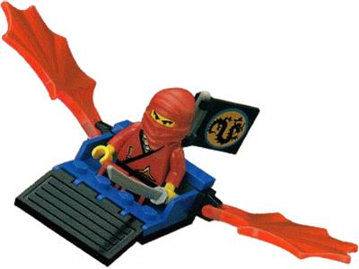 3074 LEGO Castle Red Ninja's Dragon Glider thumbnail image