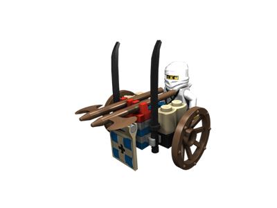 3076 LEGO Castle White Ninja's Tank