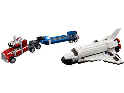 LEGO 31091 Creator 7 Shuttle Transporter NEW 3 in 1 Kit Camper Semi 341 Pieces 