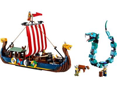 31132 LEGO Creator 3 in 1 Viking Ship and the Midgard Serpent thumbnail image
