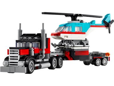 31146 LEGO Creator 3 in 1 Flatbed Truck with Helicopter thumbnail image