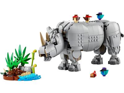 31171 LEGO Creator 3 in 1 Wild Animals Majestic Rhino with Birds thumbnail image