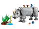 Wild Animals Majestic Rhino with Birds thumbnail