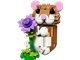 Cute Hamster with a Flower thumbnail