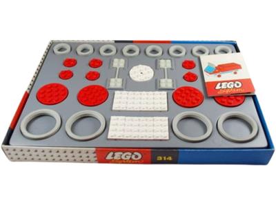 314-2 LEGO Large & Small Wheels & Turn-Table
