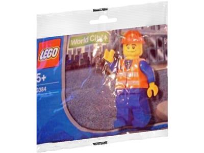 kandidatgrad vask øre LEGO 3384 World City Construction Worker | BrickEconomy