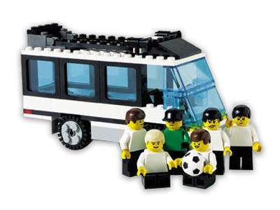 3404-2 LEGO Black Team Transport with Football