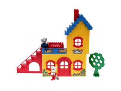 341-2 LEGO Fabuland Catherine Cat's House and Mortimer Mouse