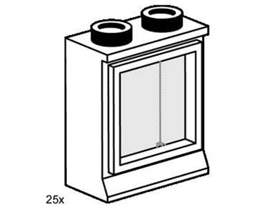 3446 LEGO 2x2 Window White thumbnail image