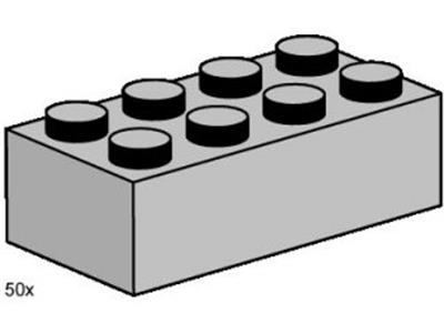 3459 LEGO 2x4 Light Grey Bricks thumbnail image