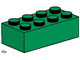 2x4 Dark Green Bricks thumbnail
