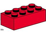 3462 LEGO 2x4 Red Bricks