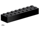 2x8 Black Bricks thumbnail