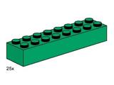 3466 LEGO 2x8 Dark Green Bricks