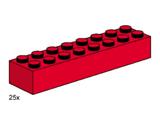 3467 LEGO 2x8 Red Bricks