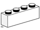 1x4 White Bricks thumbnail