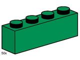 3471 LEGO 1x4 Dark Green Bricks