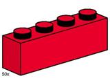 3472 LEGO 1x4 Red Bricks