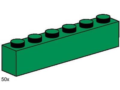 3476 LEGO 1x6 Dark Green Bricks thumbnail image