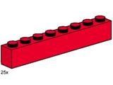 3482 LEGO 1x8 Red Bricks