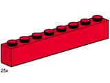 3482 LEGO 1x8 Red Bricks