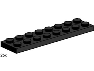 3489 LEGO 2x8 Black Plates thumbnail image