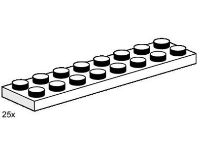 3490 LEGO 2x8 White Plates thumbnail image