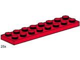 3491 LEGO 2x8 Red Plates