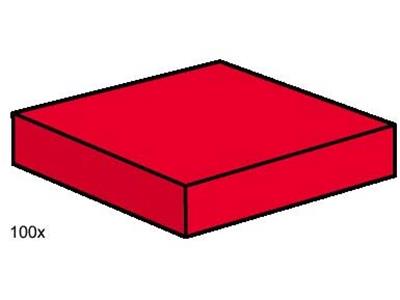 3494 LEGO 2x2 Red Smooth Tiles thumbnail image