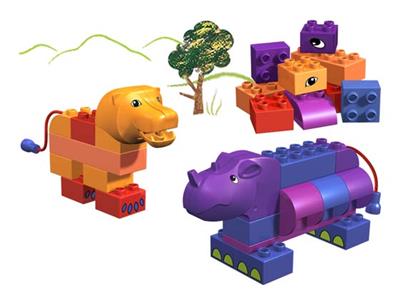 3514 LEGO Imagination Rhino and Lion