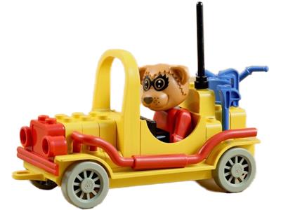 3626 LEGO Fabuland Roger Racoon and His Sports Car thumbnail image