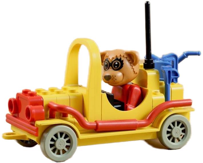 LEGO 3626 Fabuland Roger Racoon and His Sports Car | BrickEconomy