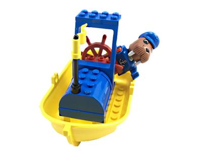 3633 LEGO Fabuland Motor Boat with Walter Walrus