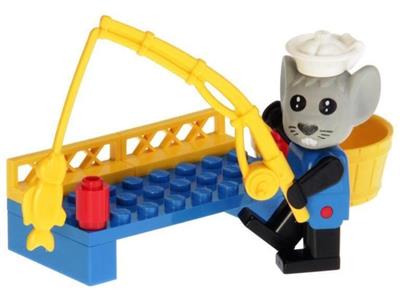 melodisk Glad tilskuer LEGO 3717 Fabuland Mouse in a Tub Fishing | BrickEconomy