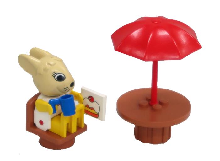 LEGO 3718 Fabuland Outdoor Cafe with Bonnie Bunny | BrickEconomy