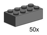 3729 LEGO 2x4 Dark Grey Bricks