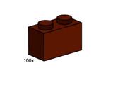 3751 LEGO 1x2 Brown Bricks