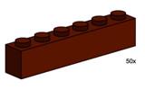 3752 LEGO 1x6 Brown Bricks