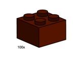 3753 LEGO 2x2 Brown Bricks thumbnail image