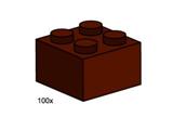 3753 LEGO 2x2 Brown Bricks